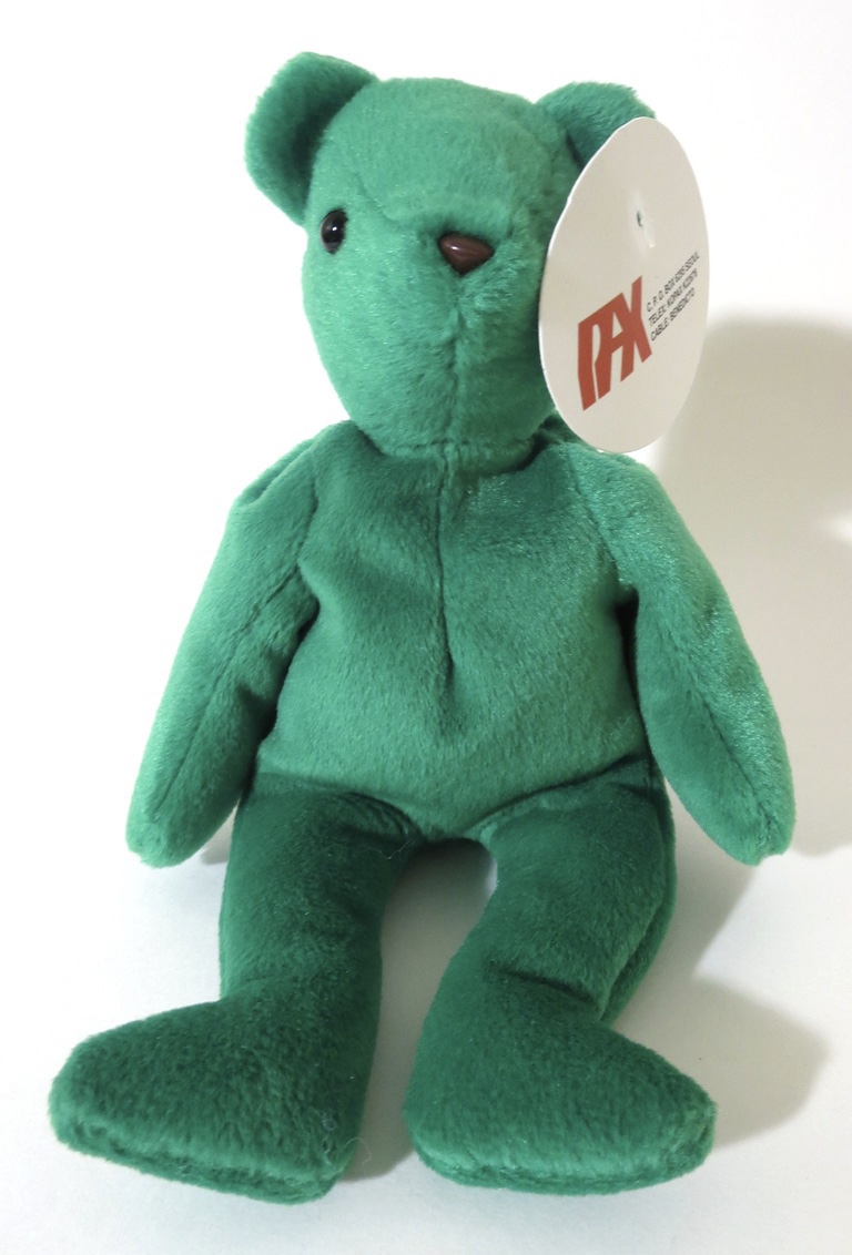 Old Face and New Face Teddy EMERALD GREEN Prototype Set – Rarest Beans